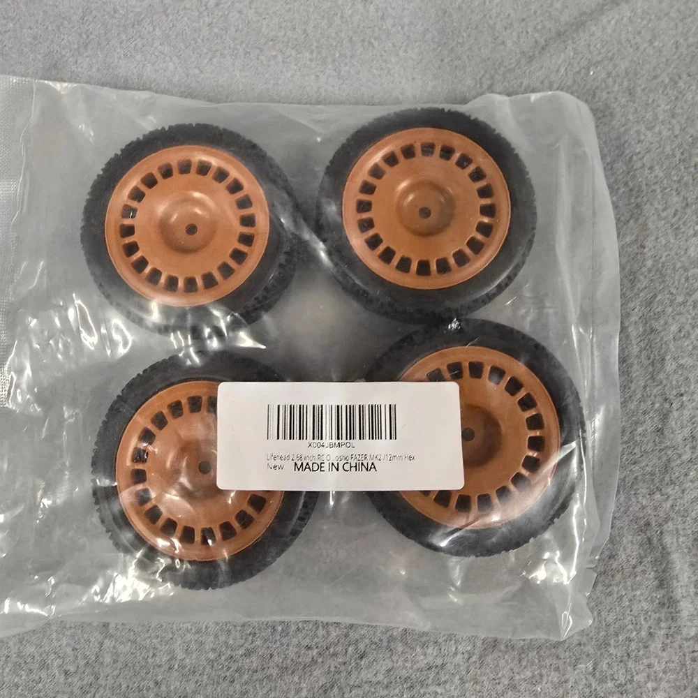 Lifehead 2.68 inch RC Tires Wheels 12mm Hex for Kyosho Fazer MK2 4pc Set Remote